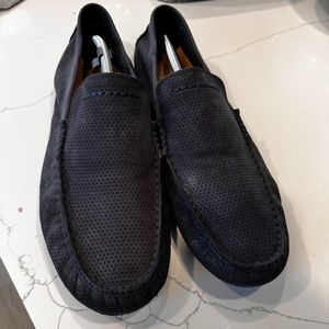 Ugg Henrick Perforated blue suede size 13